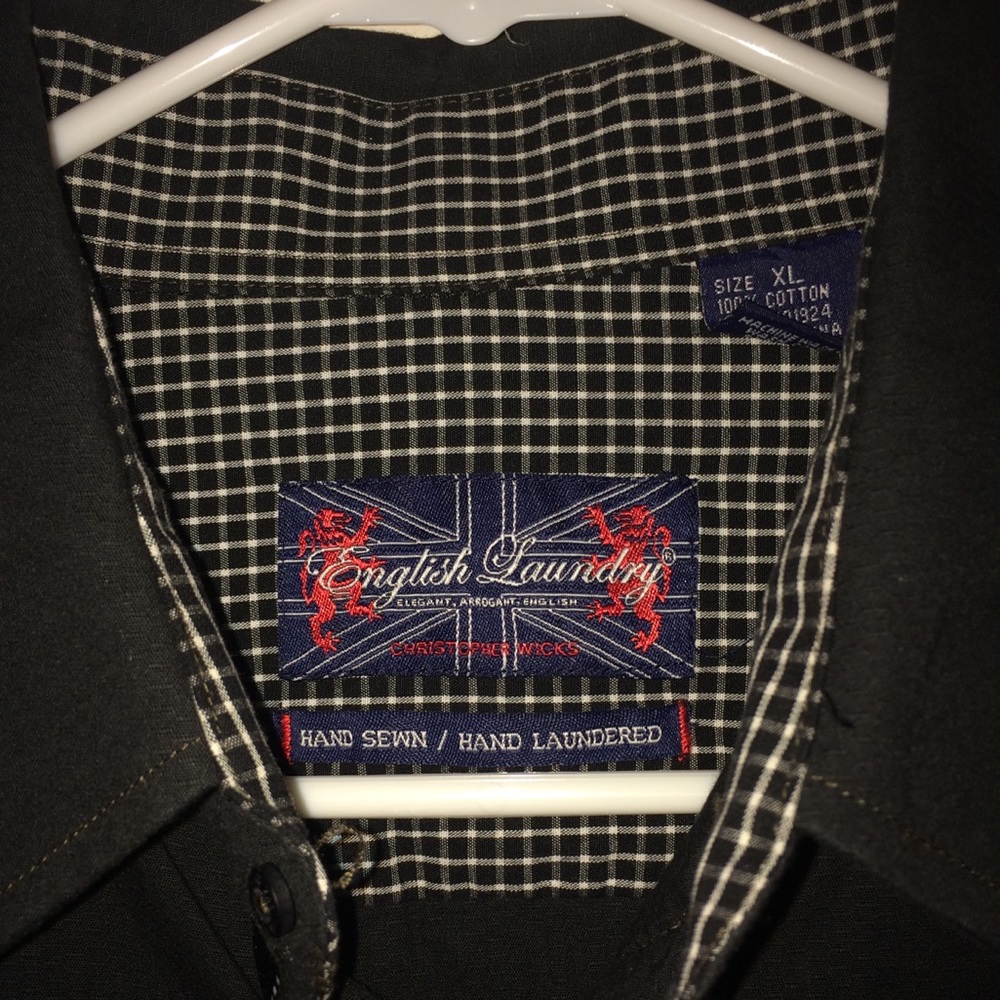 Black English Laundry Button Down